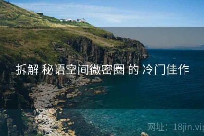 拆解 秘语空间微密圈 的 冷门佳作