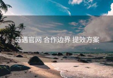 岛遇官网 合作边界 提效方案