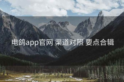 电鸽app官网 渠道对照 要点合辑