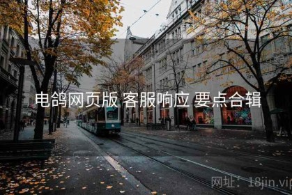 电鸽网页版 客服响应 要点合辑