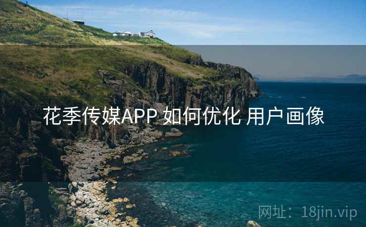 花季传媒APP 如何优化 用户画像 花季传媒APP 如何优化 用户画像