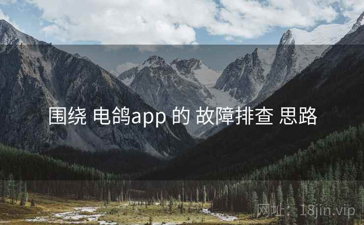 围绕 电鸽app 的 故障排查 思路 围绕 电鸽app 的 故障排查 思路